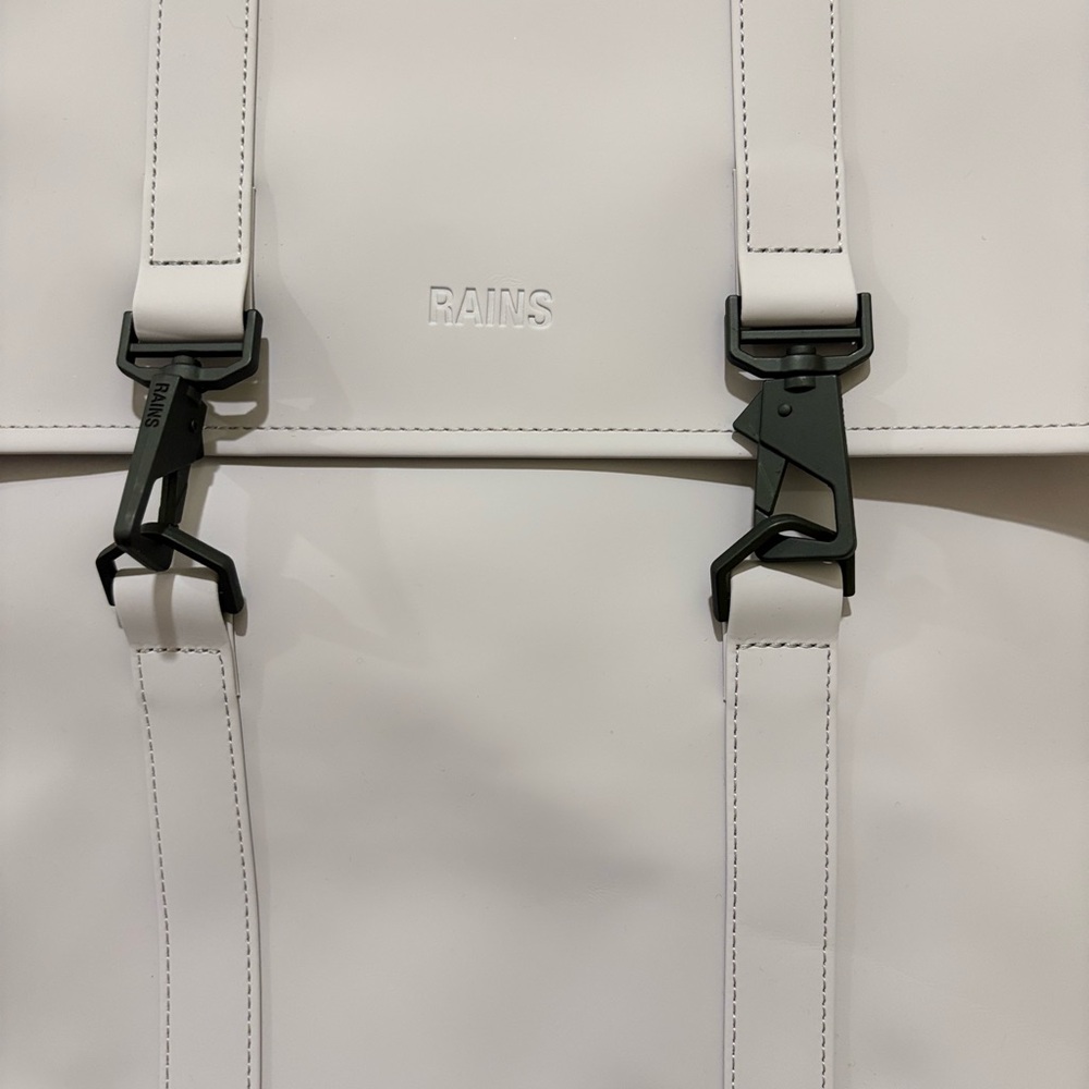 RAINS MSN BACKPACK MINI Waterproof Modern Lightweight Backpack Flint Gray Lilac - Picture 7 of 10